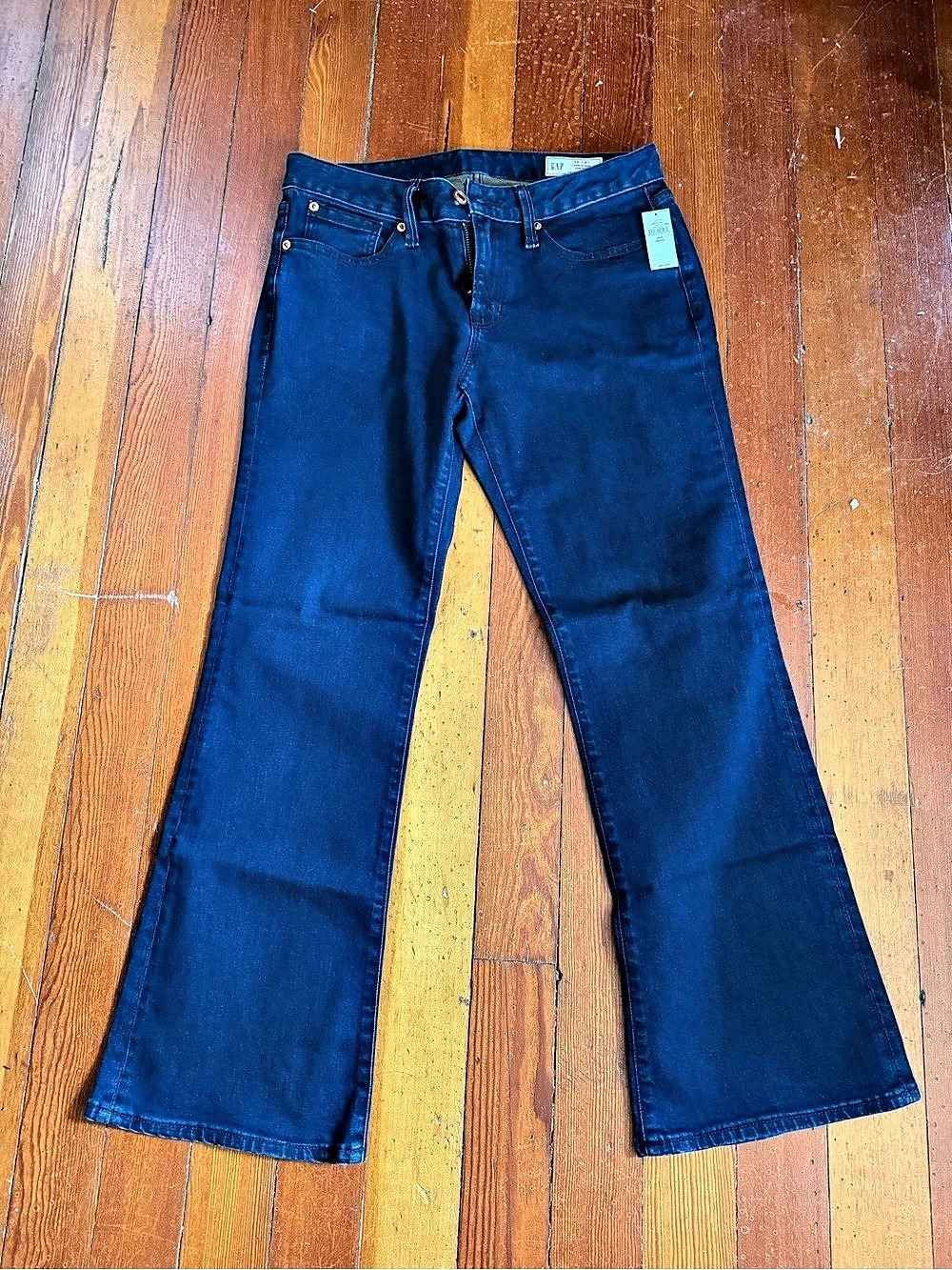 Gap Long & Lean Boot Cut Jeans Blue Waist 29 Petite